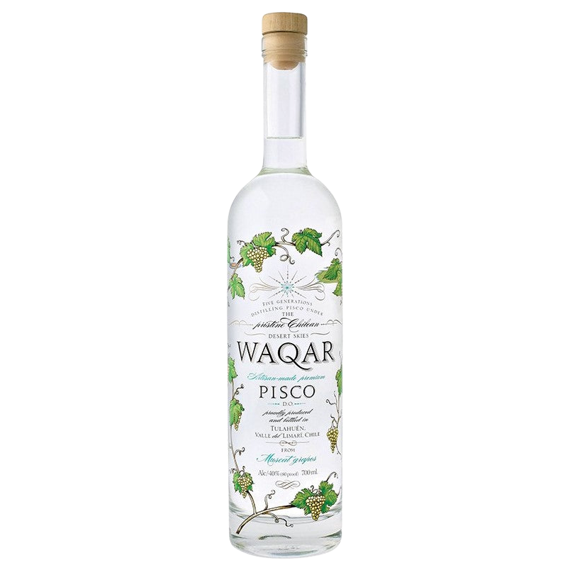 Pisco Ultra Premium Waqar 40% 700mL - Buy Online | The Wine