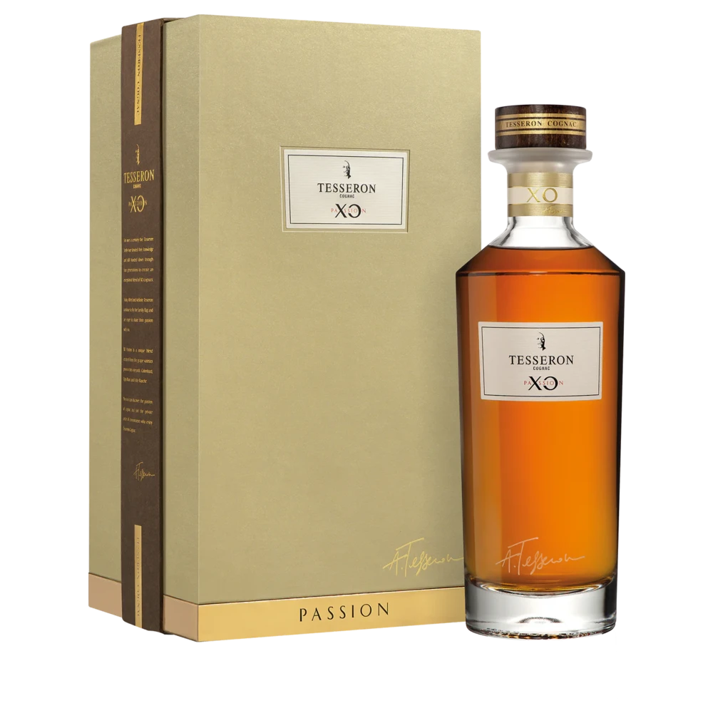 A bottle of Cognac Tesseron Carafe Passion 700mL 700ml