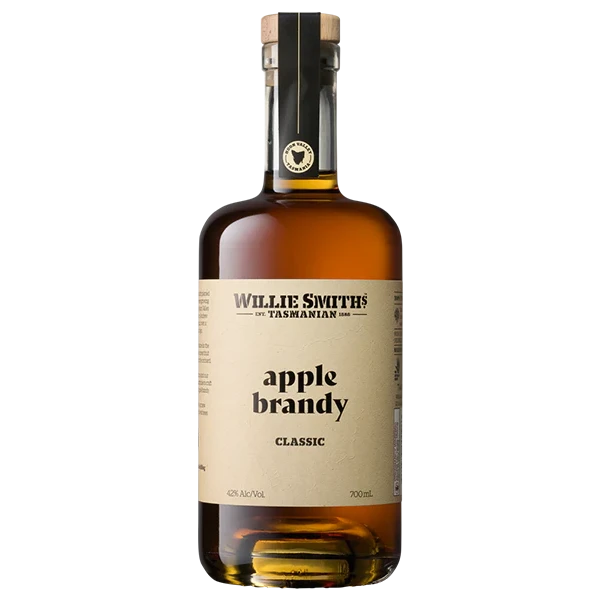 A bottle of Willie Smith's Tasmanian Apple Brandy 42% 700ML 700ml
