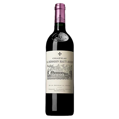 A bottle of 2019 Chateau La Mission Haut Brion 6000ml Red Wine
