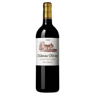 A bottle of 2021 Chateau Olivier 750ml Red Wine