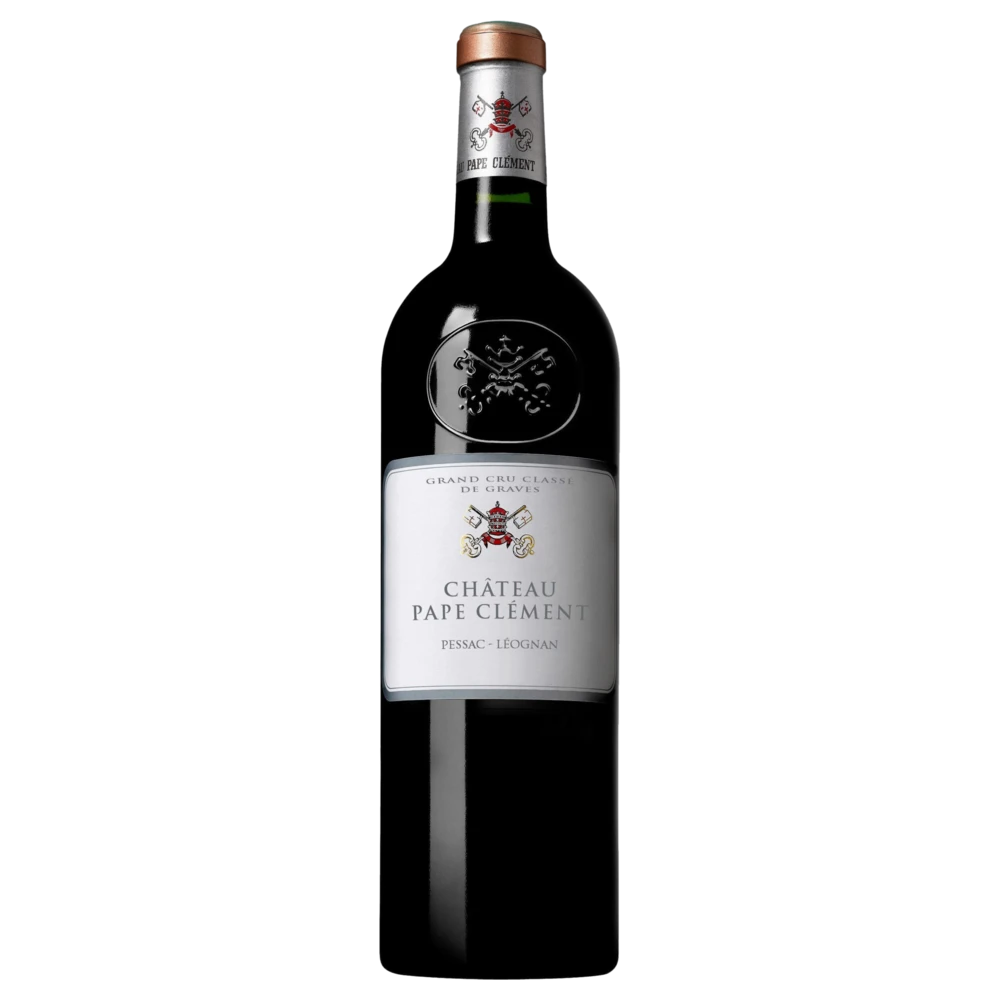 A bottle of 2019 Chateau Pape Clement 750ml Red Wine