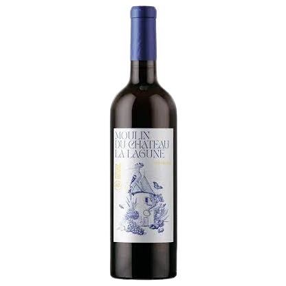 A bottle of 2019 Moulin Du Chateau La Lagune 750ml Red Wine