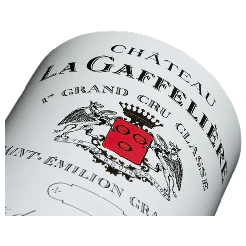 A bottle of 2021 Chateau La Gaffeliere 750ml Red Wine