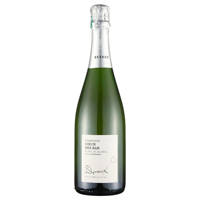 A bottle of NV Devaux Coeur Des Bar Blanc de Blanc 750ml White Wine