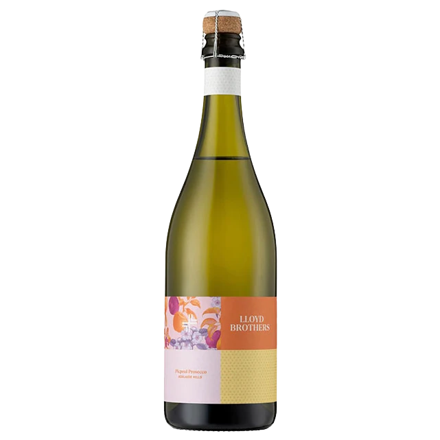 A bottle of 2022 Lloyd Brothers Adelaide Hills Sparkling Picpoul Prosecco 750ml White Wine