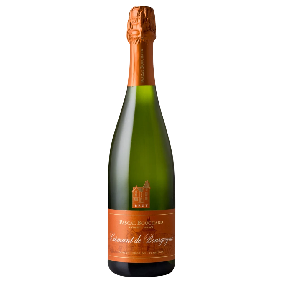 A bottle of NV Pascal Bouchard Cremant de Bourgogne 750ml Sparkling Wine