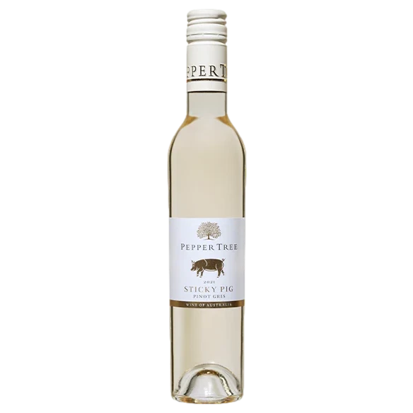 A bottle of 2023 Pepper Tree "Sticky Pig" Late Harvest Pinot Gris () 375ml White Wine