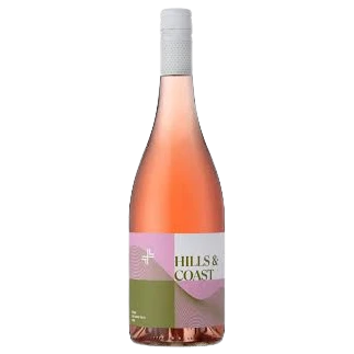 A bottle of 2023 Lloyd Brothers Hills & Coast McLaren Vale Rose 750ml Rose Wine