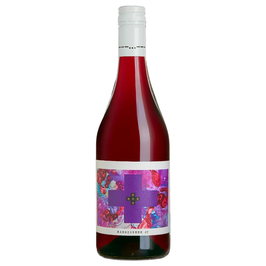 A bottle of 2022 Save Our Souls King Valley Sangiovese 750ml Red Wine