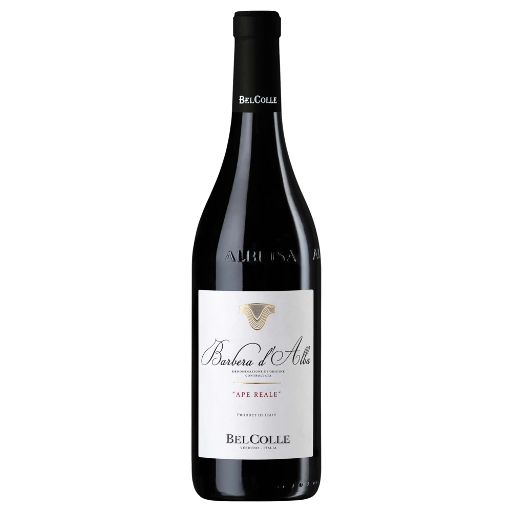 A bottle of 2022 Bel Colle Barbera D'Alba ' Ape Reale' DOC 750ml Red Wine