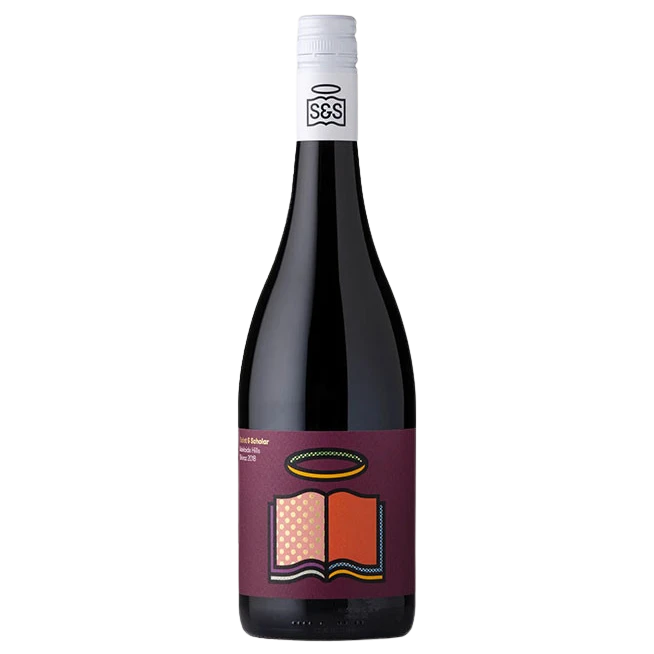 A bottle of 2022 Saint & Scholar Shiraz 750ml Red Wine