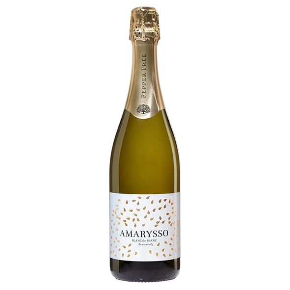 A bottle of 2022 Pepper Tree Amarysso Blanc de Blancs 750ml Sparkling Wine