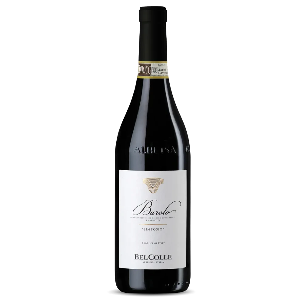 A bottle of 2020 Bel Colle Barolo DOCG Simposio 750ml Red Wine