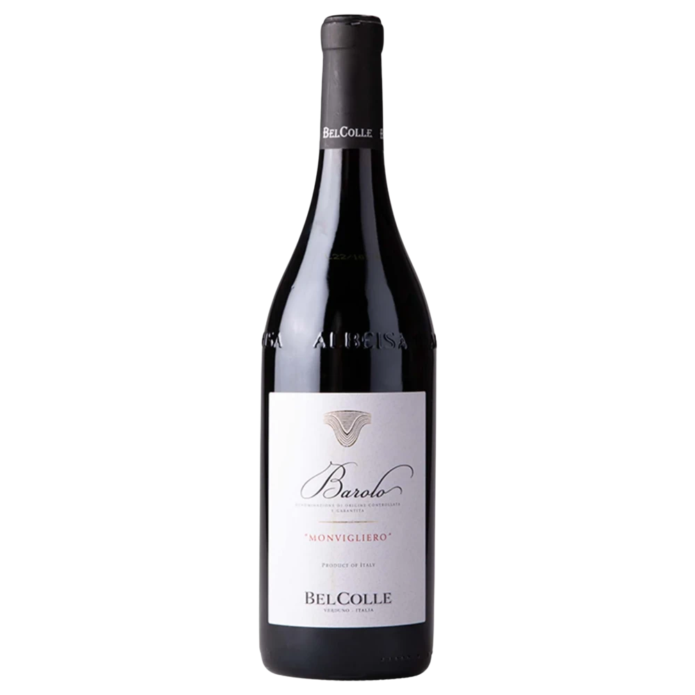 A bottle of 2020 Bel Colle Barolo DOCG Monvigliero 750ml Red Wine