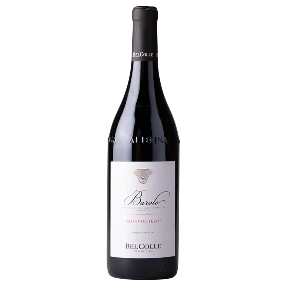 A bottle of 2020 Bel Colle Barolo DOCG Monvigliero 750ml Red Wine