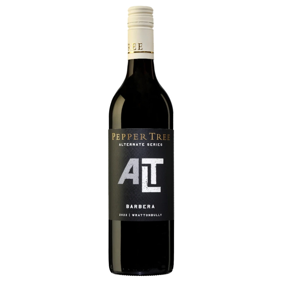 A bottle of 2022 Pepper Tree Barbera 750ml Red Wine