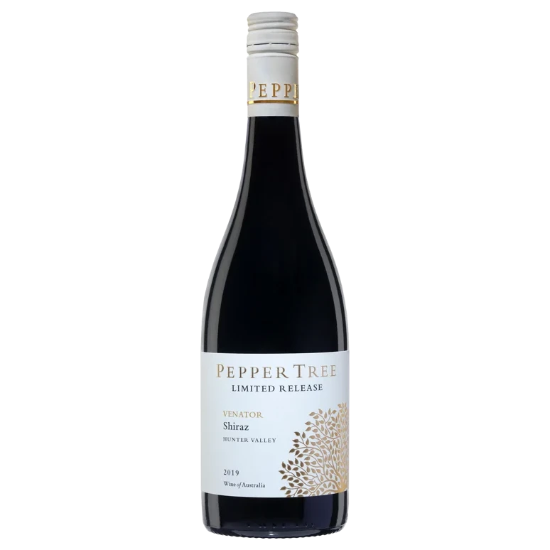 A bottle of 2022 Pepper Tree Wines 'Venator Shiraz' 750ml Red Wine