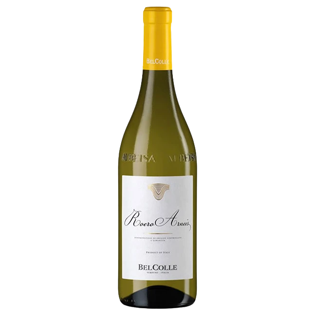 A bottle of 2023 Bel Colle Roero Arneis DOCG 750ml White Wine