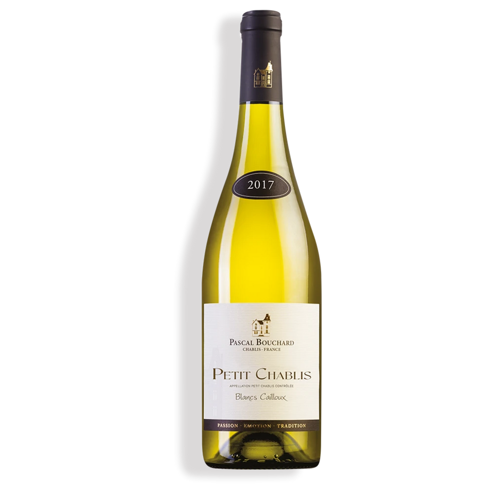 A bottle of 2023 Pascal Bouchard Petit Chablis 750ml White Wine