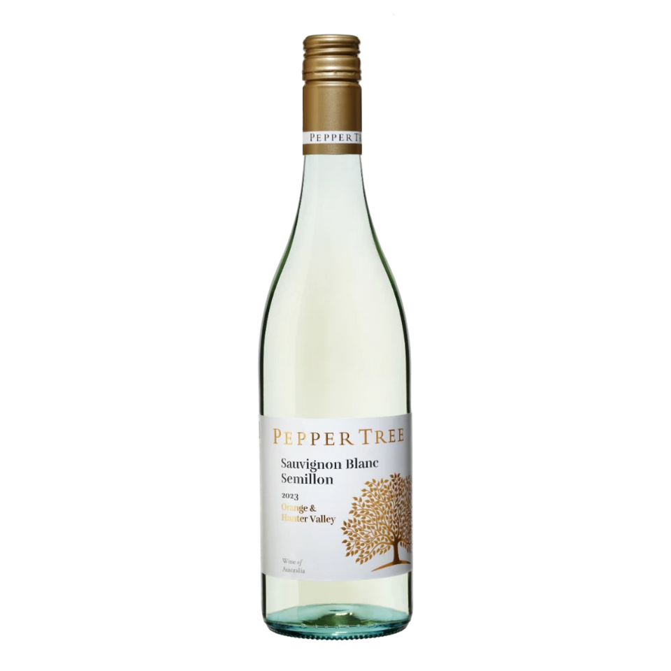 A bottle of 2024 Pepper Tree Semillon Sauvignon Blanc 750ml White Wine