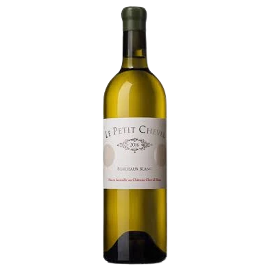A bottle of 2021 Le Petit Cheval Blanc 750ml White Wine