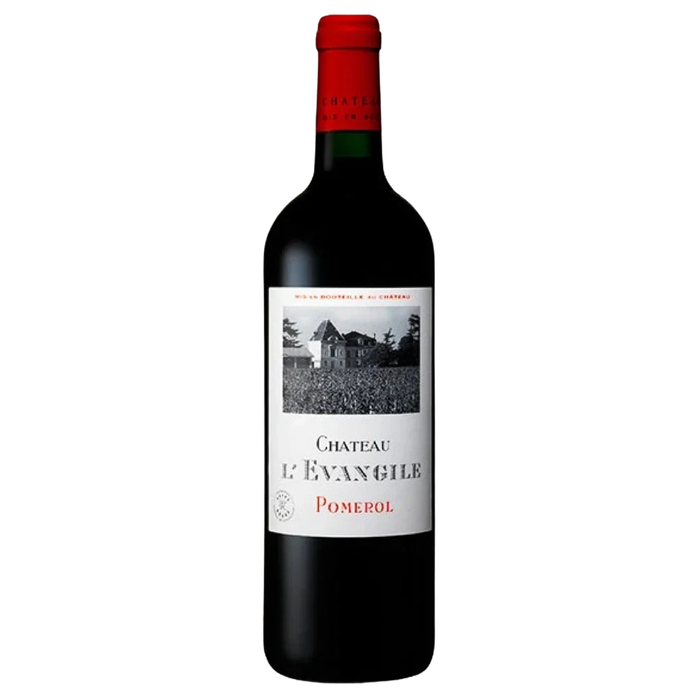 A bottle of 2017 Chateau L'Evangile 6000ml Red Wine