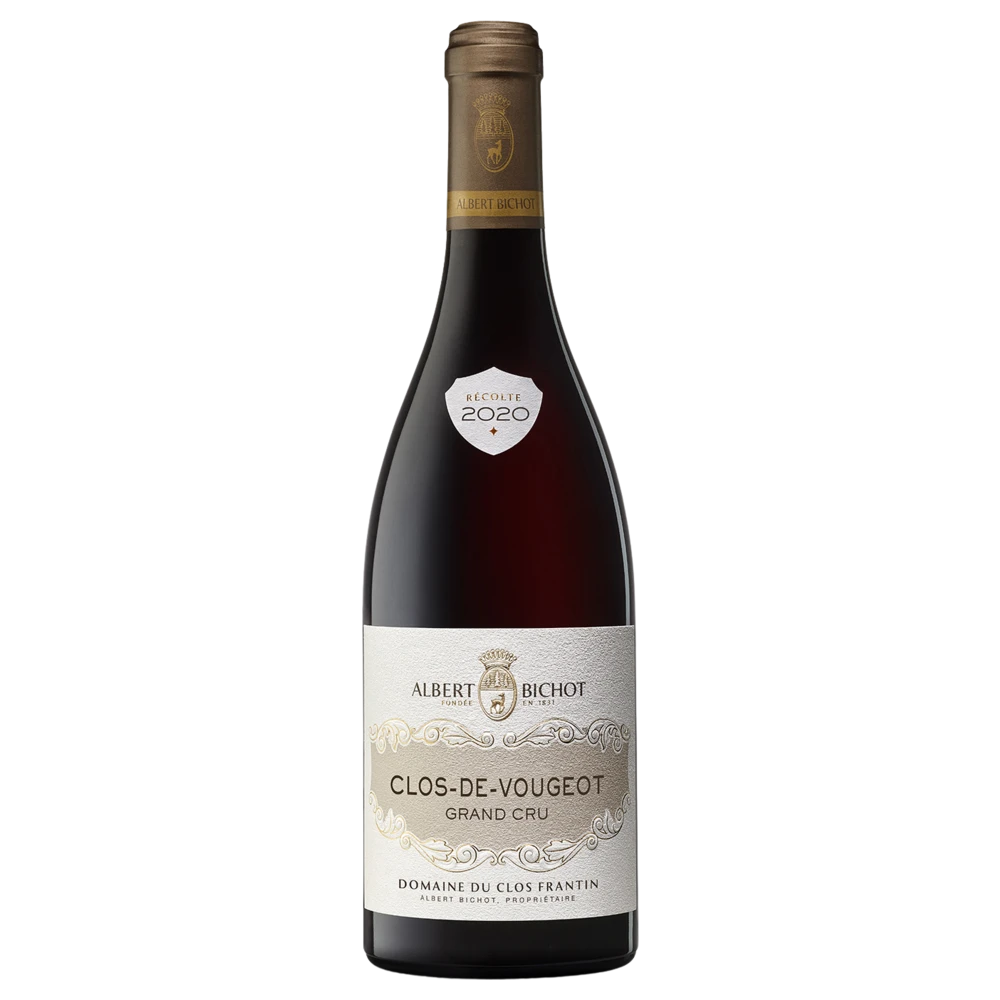 A bottle of 2017 A Bichot Clos De Vougeot GC Burgundy 750ml Red Wine