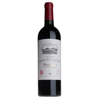 A bottle of 2022 Chateau Grand Puy Lacoste 750ml Red Wine