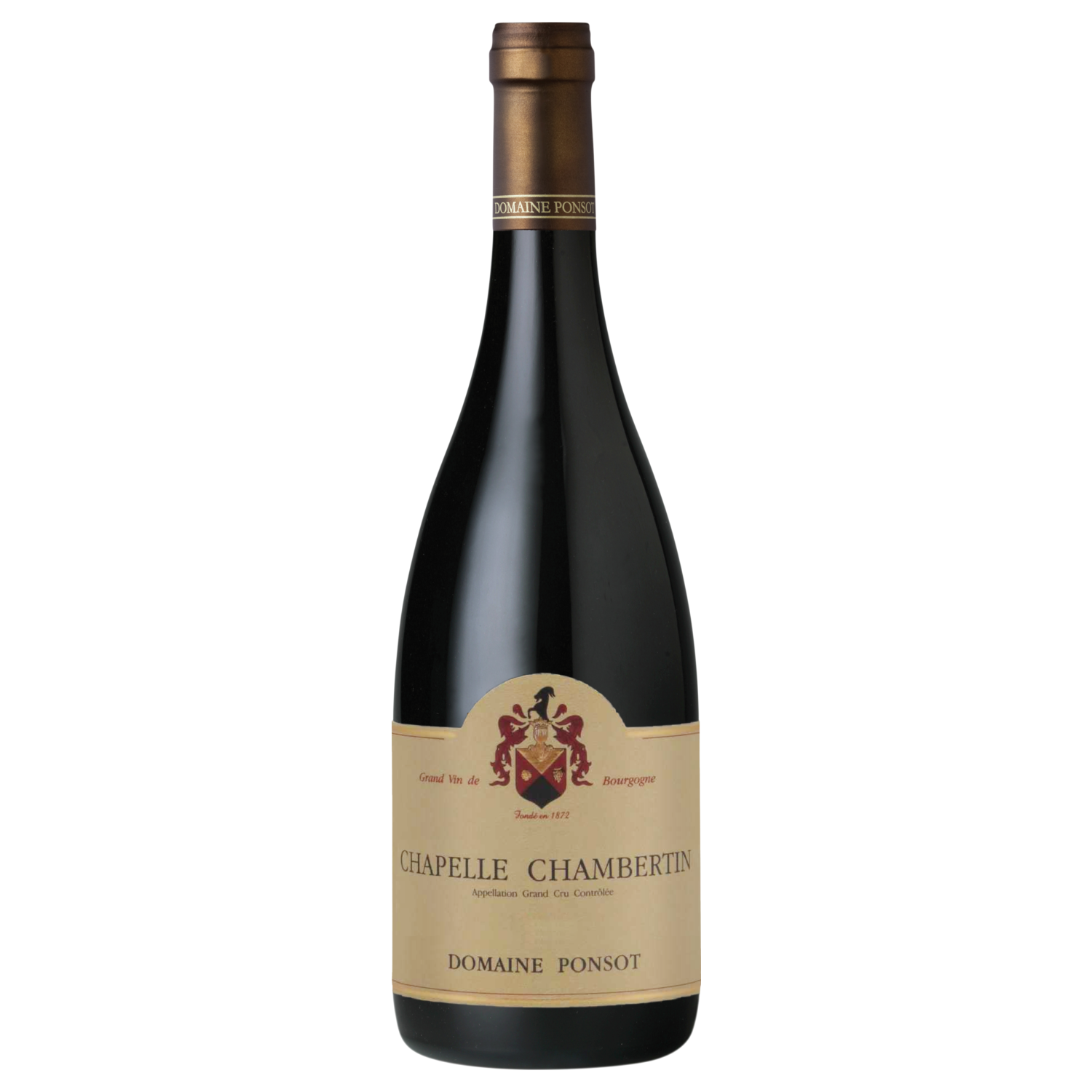 A bottle of 2021 Domaine Ponsot Grand Cru Chapelle Chambertin 750ml Red Wine