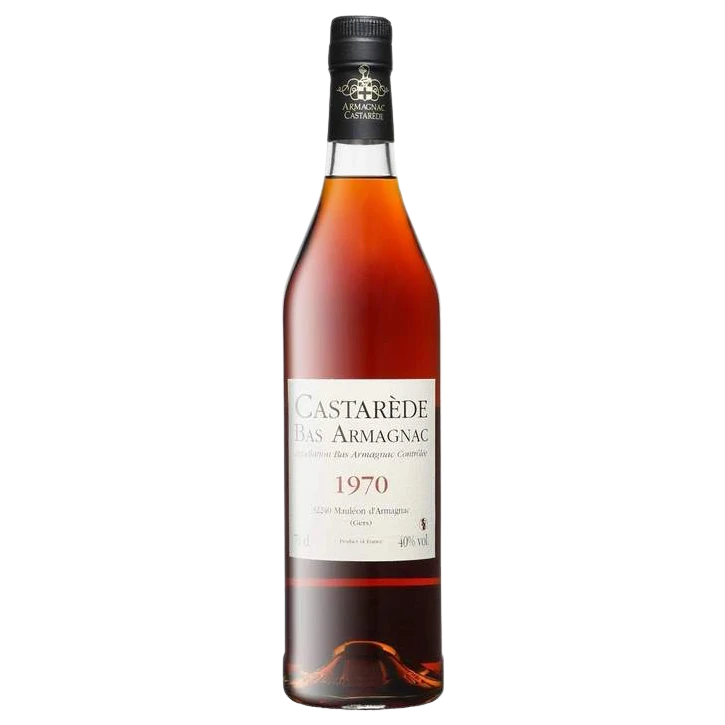 A bottle of 1970 Castarede Bas-Armagnac 1970 40% 700ml