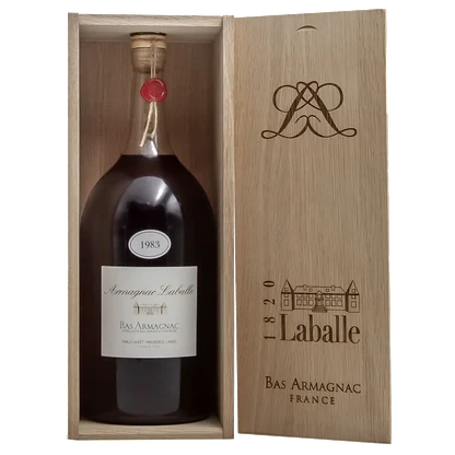 A bottle of 1983 Château Laballe Bas Armagnac (2500mL) 2500ml