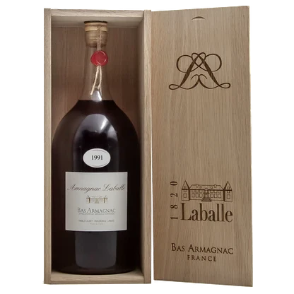 A bottle of 1991 Château Laballe Bas Armagnac (2500mL) 2500ml