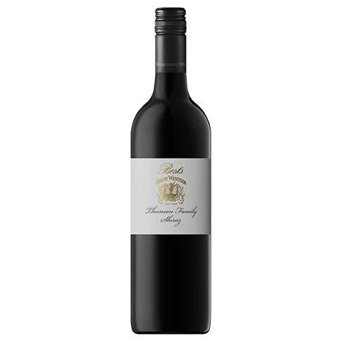 A bottle of 2019 Bests Thomson Family Shiraz Great Western 750ml Red Wine