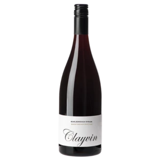 A bottle of 2019 Giesen Clayvin Syrah Marlborough 750ml Red Wine