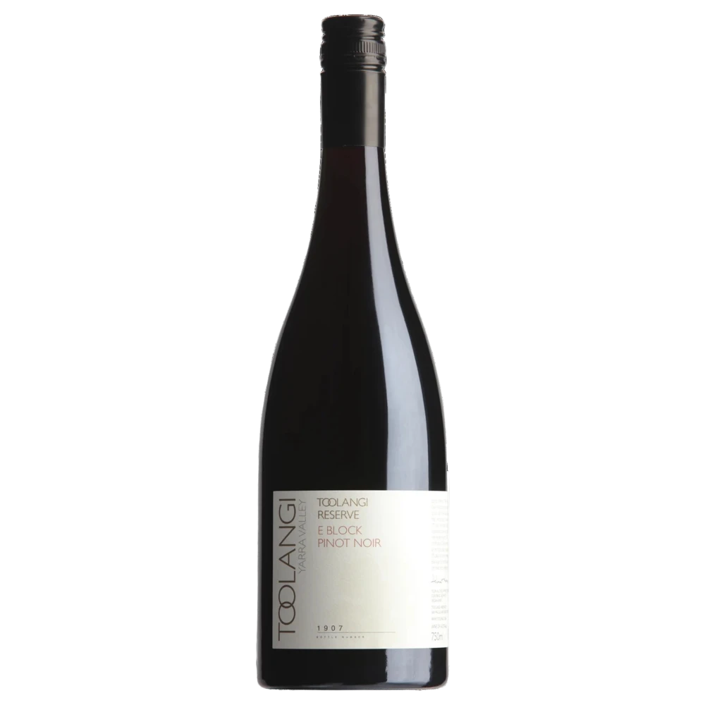 A bottle of 2020 Toolangi E Block Pinot Noir 750ml Red Wine