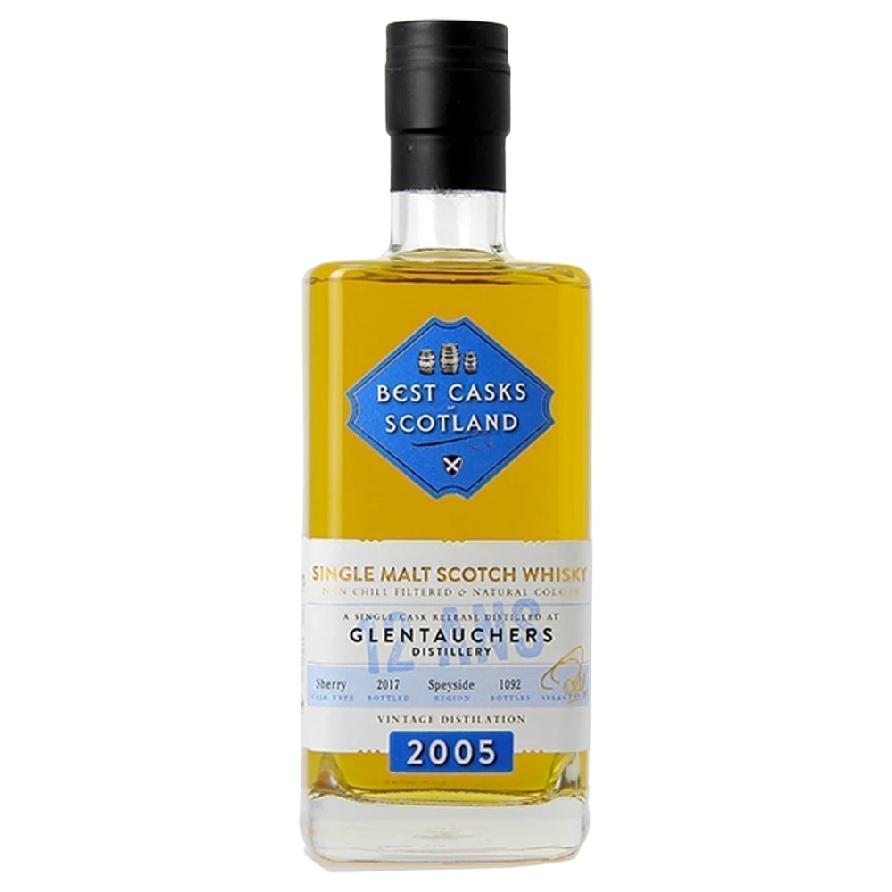 A bottle of 2005 Jean Boyer Glentauchers Whisky 43% 700ml