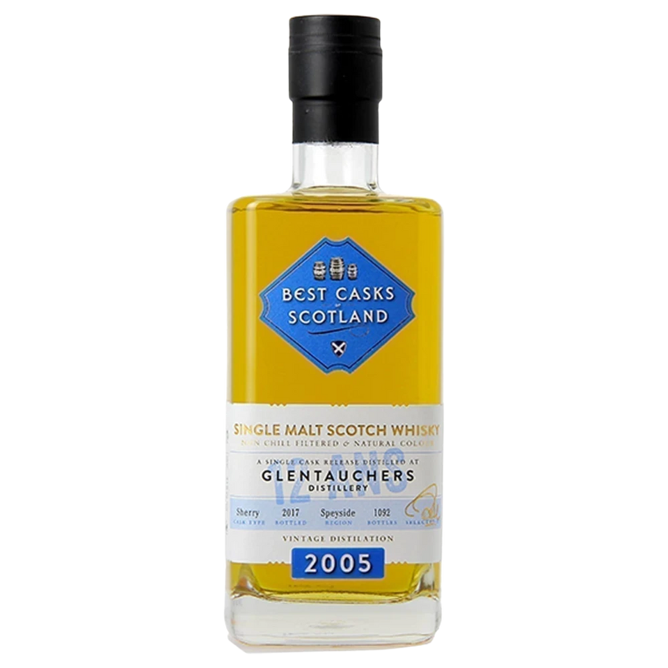 A bottle of 2005 Jean Boyer Glentauchers Whisky 43% 700ml