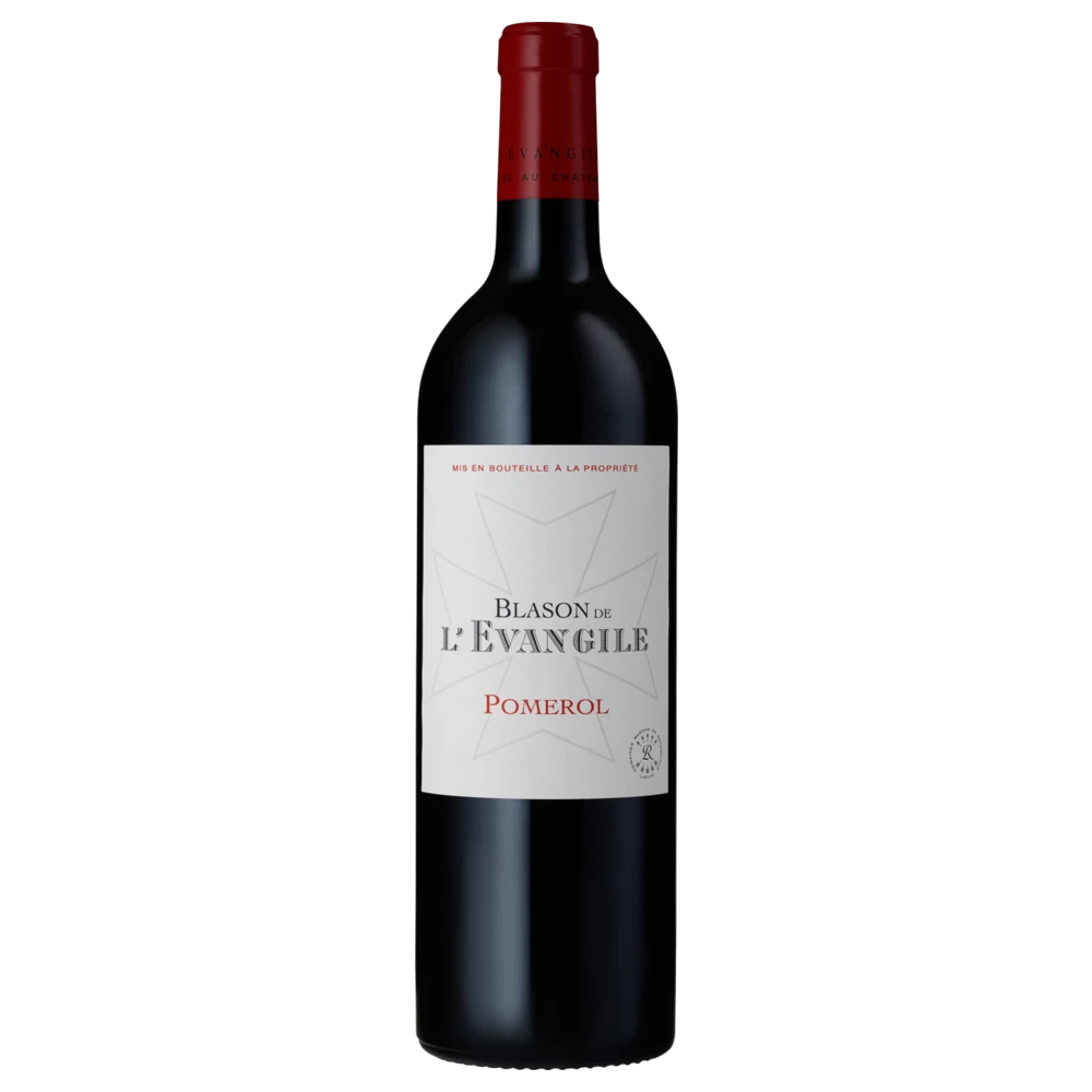 A bottle of 2007 Blason de l'Evangile 750ml Red Wine