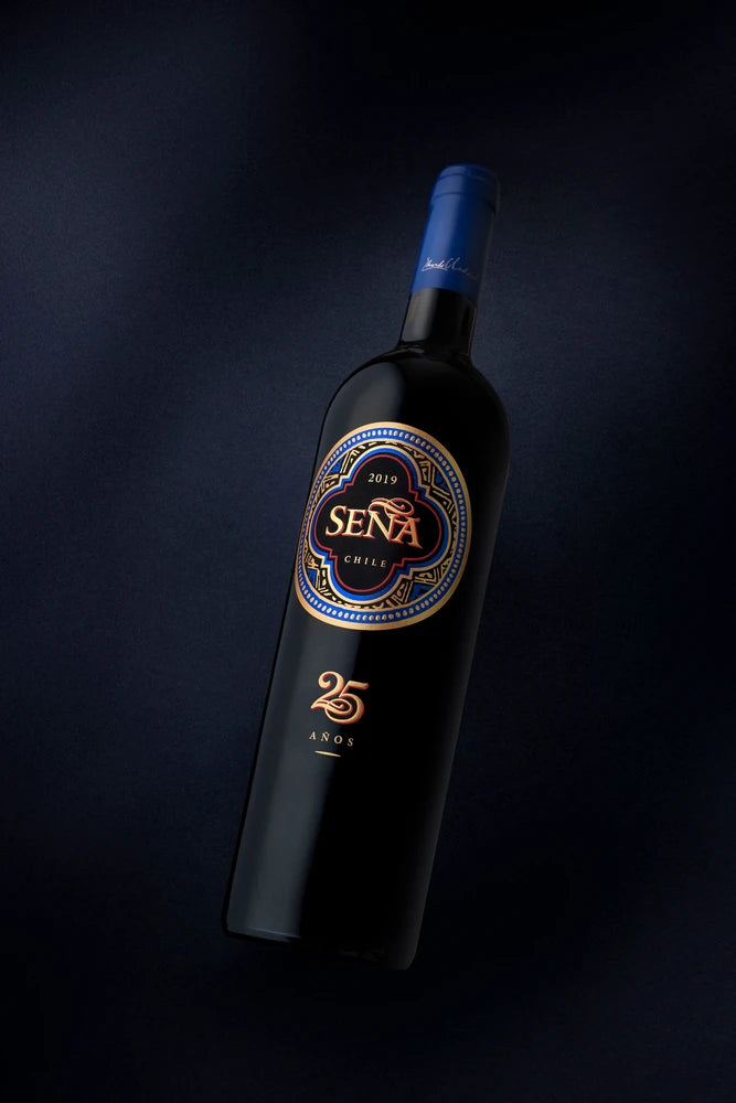 A bottle of 2008 Sena 750ml Red Wine