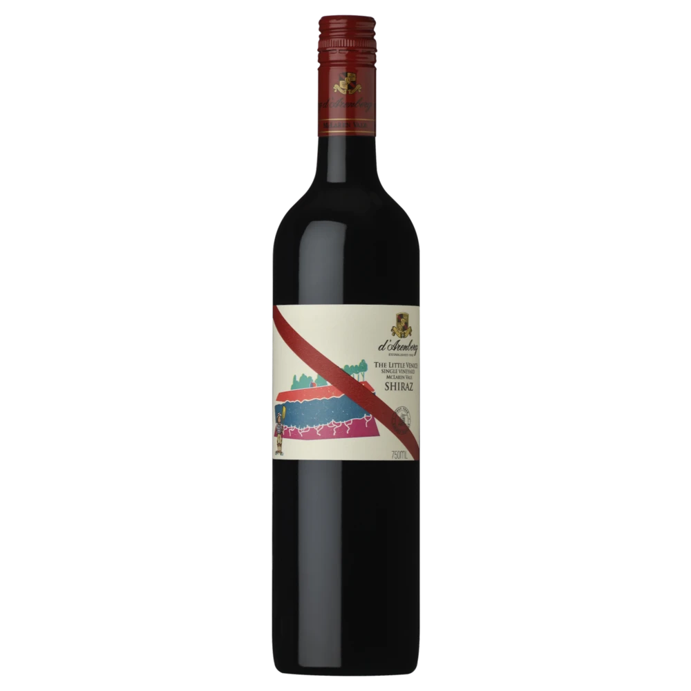 A bottle of 2010 d'Arenberg The Little Venice Shiraz 750ml Red Wine