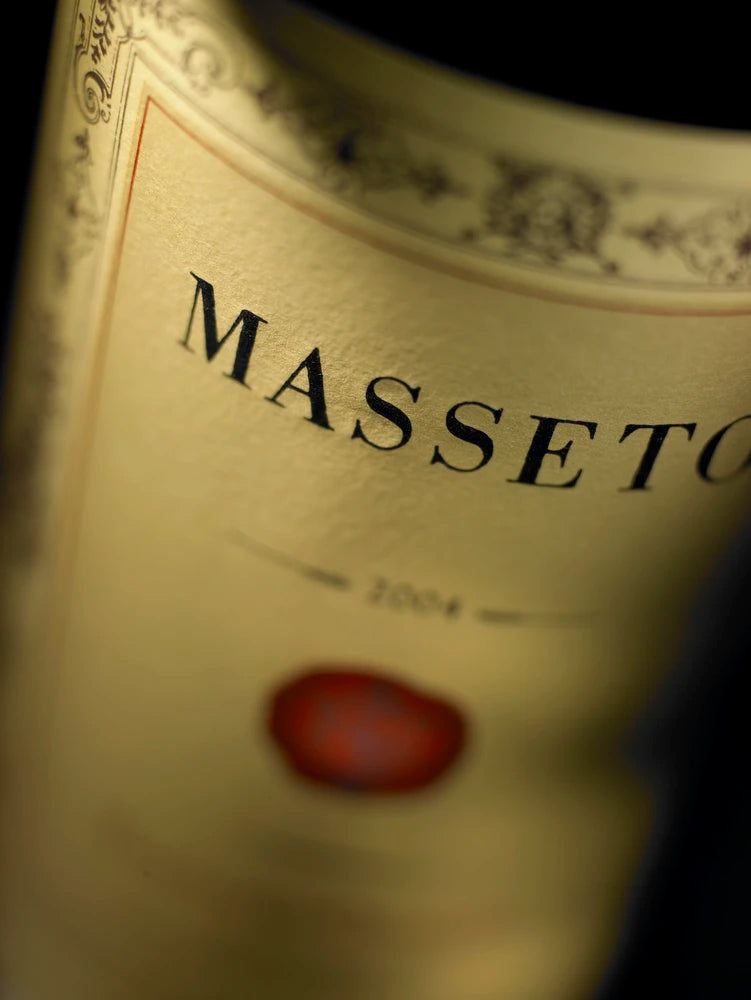 A bottle of 2010 Masseto 750ml Red Wine