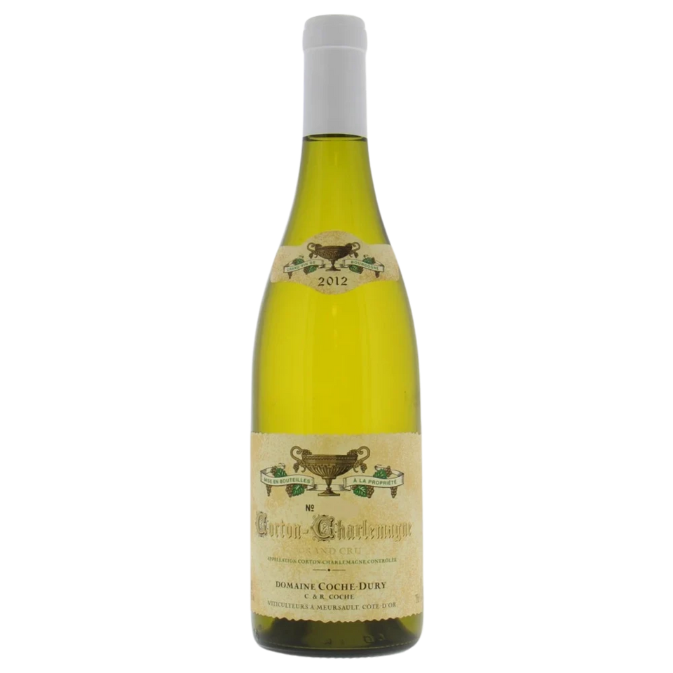 A bottle of 2012 Domain Coche Dury Corton Charlemagne 750ml White Wine