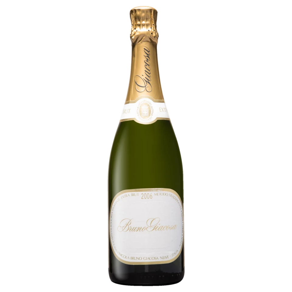 A bottle of 2013 Bruno Giacosa CV Spumante Extra Brut Rose 750ml Sparkling Wine