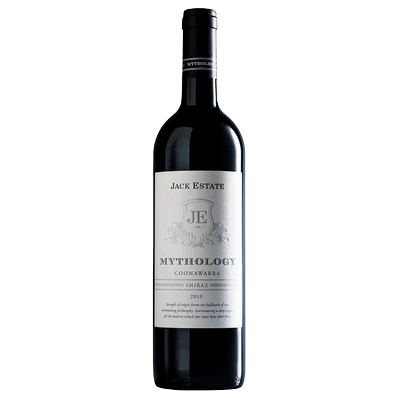 A bottle of 2013 Jack Estate Mythology Shiraz 750ml Red Wine