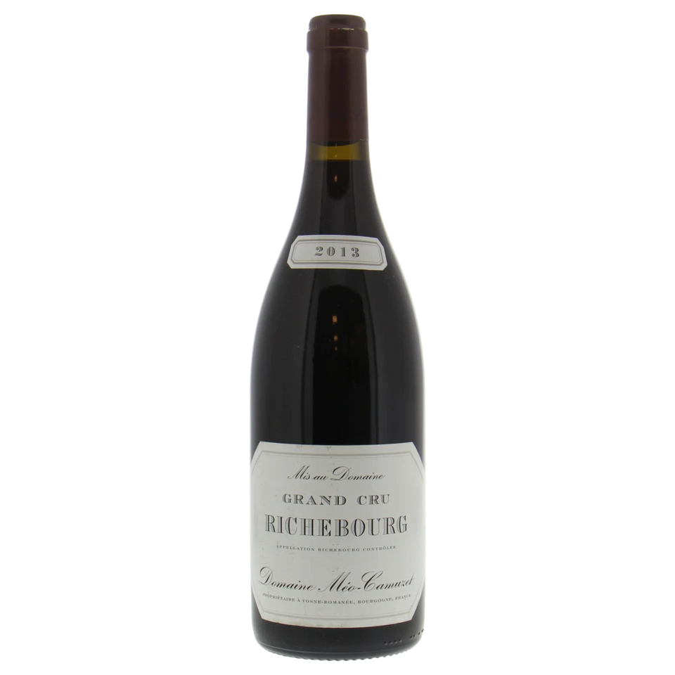 A bottle of 2013 Meo Camuzet Richebourg Grand Cru 750ml Red Wine