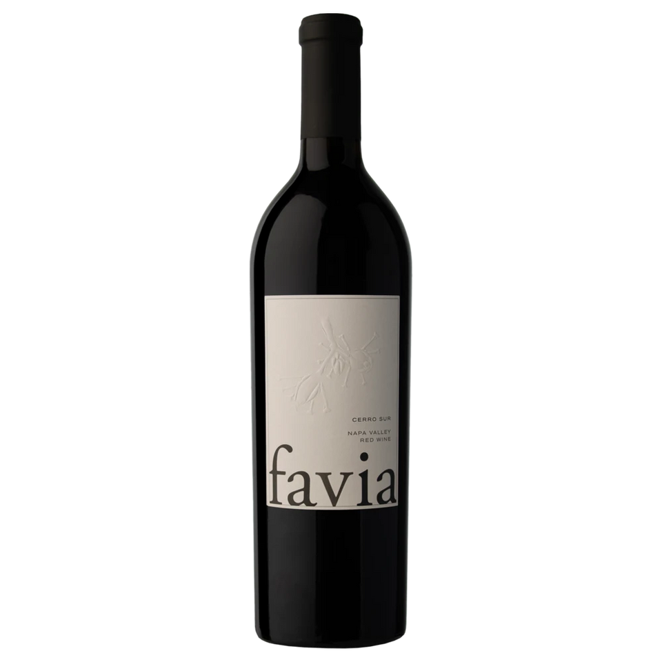 A bottle of 2014 Favia Cerro Sur 750ml Red Wine