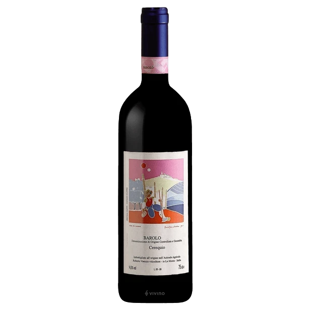 A bottle of 2014 Roberto Voerzio Cerequio 750ml Red Wine
