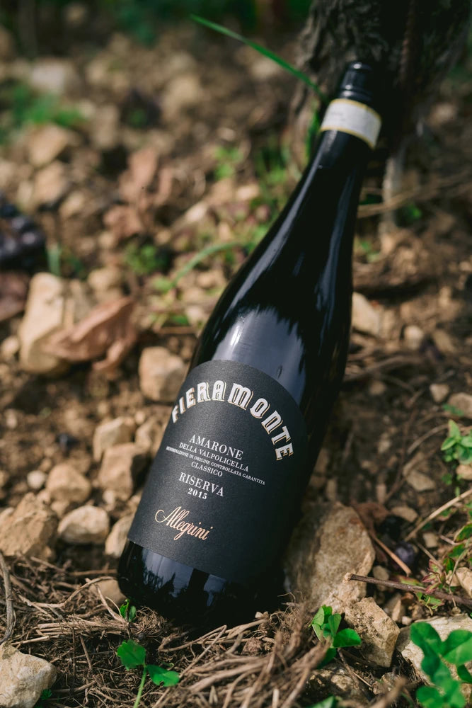 A bottle of 2015 Allegrini Fieramonte 750ml Red Wine