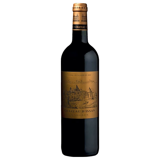 A bottle of 2015 Chateau d'Issan 5eme Cru 750ml Red Wine